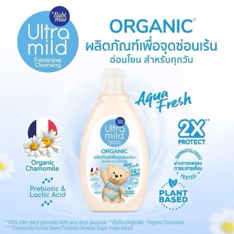 Ultra mild Feminine Cleansing Aqua fresh 150ml.