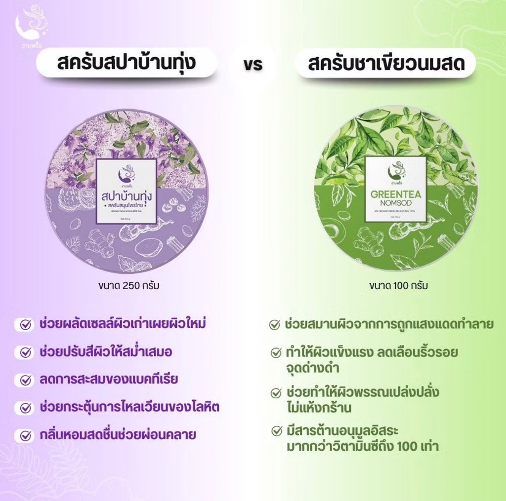 สครับสปาบ้านทุ่ง (4 สูตร 250g.)