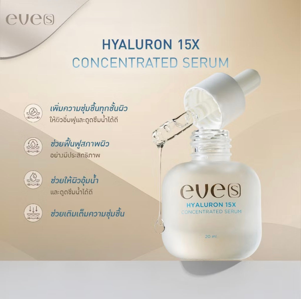 HYALURON 15X CONCENTRATED SERUM 20ml.