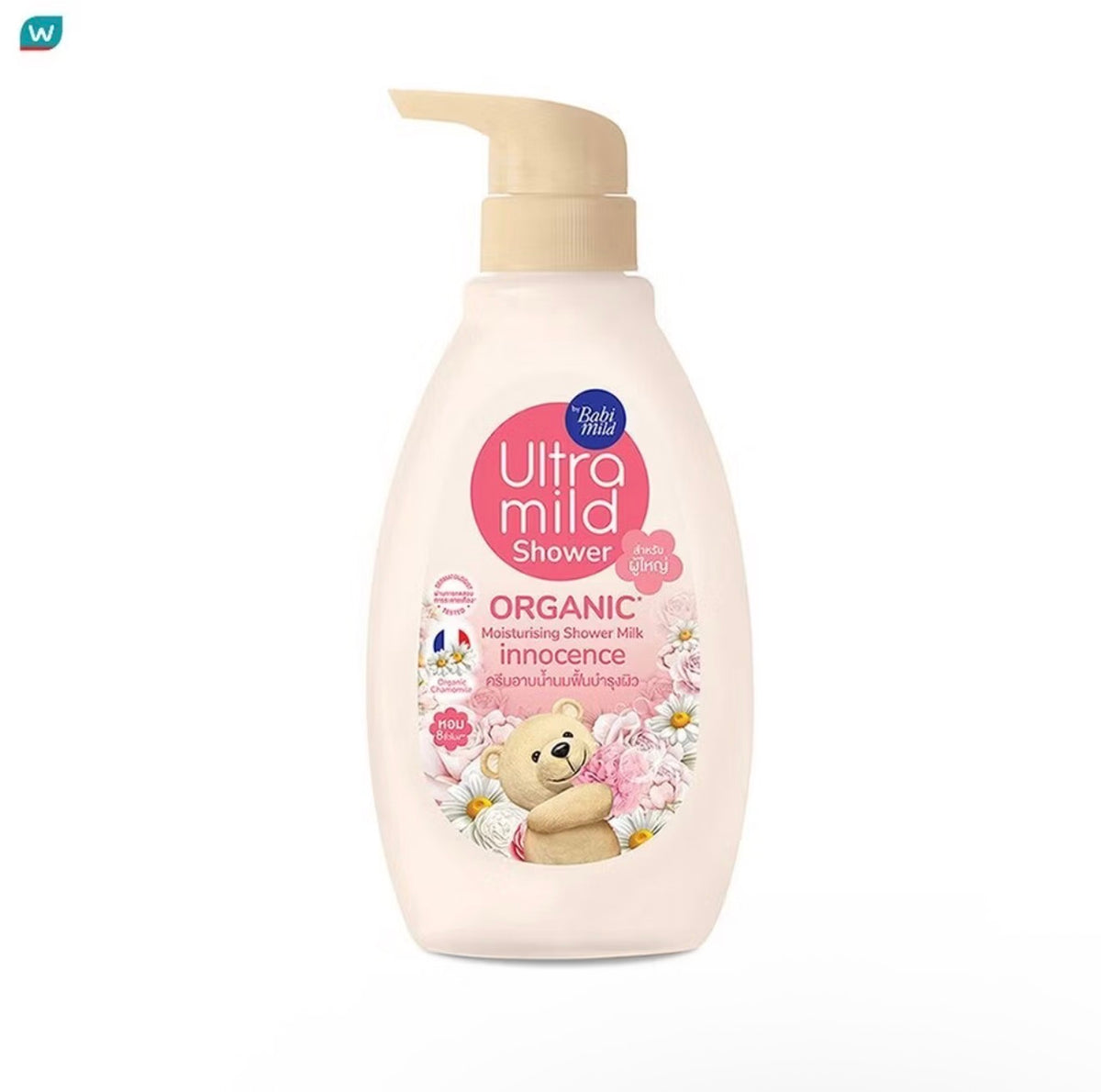 ULTRA MILD - Organic Moisturising Shower Milk innocence 380ml.