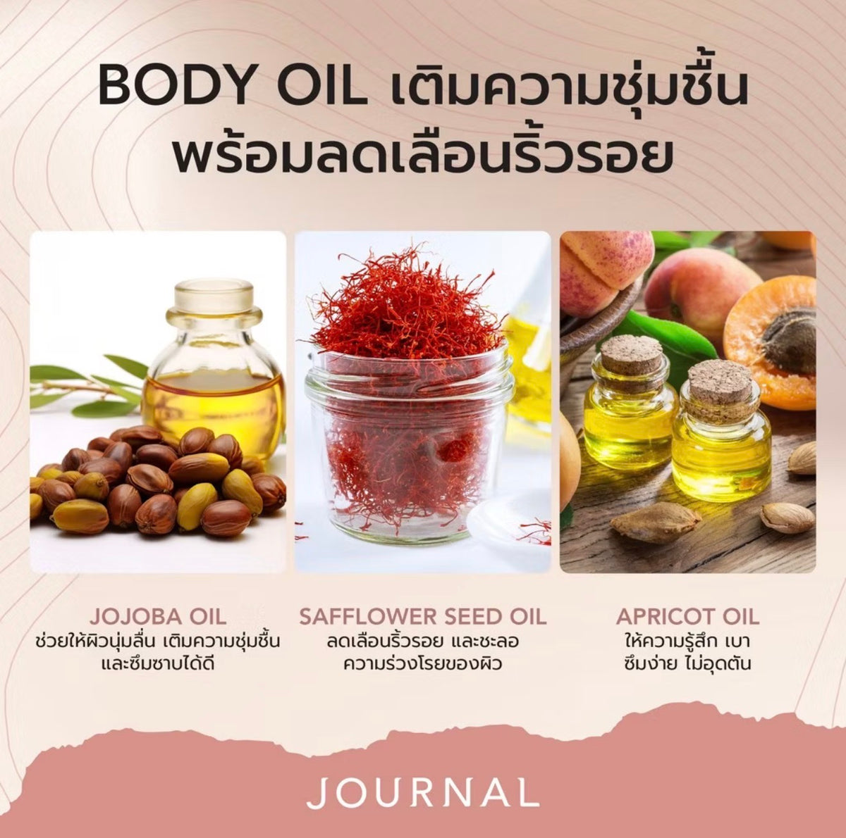 Journal First Love Body Oil 180ml.
