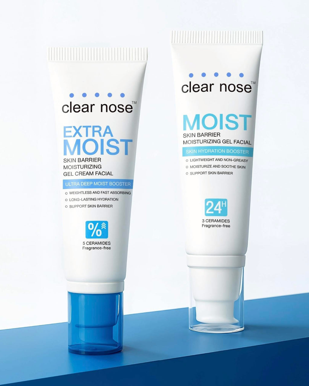 Clear Nose MOISTURIZING GEL CREAM (2สูตร 120ml)