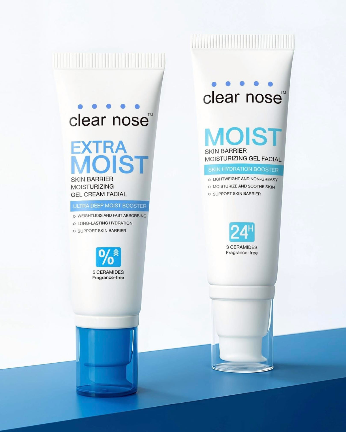 Clear Nose MOISTURIZING GEL CREAM (2สูตร 120ml)
